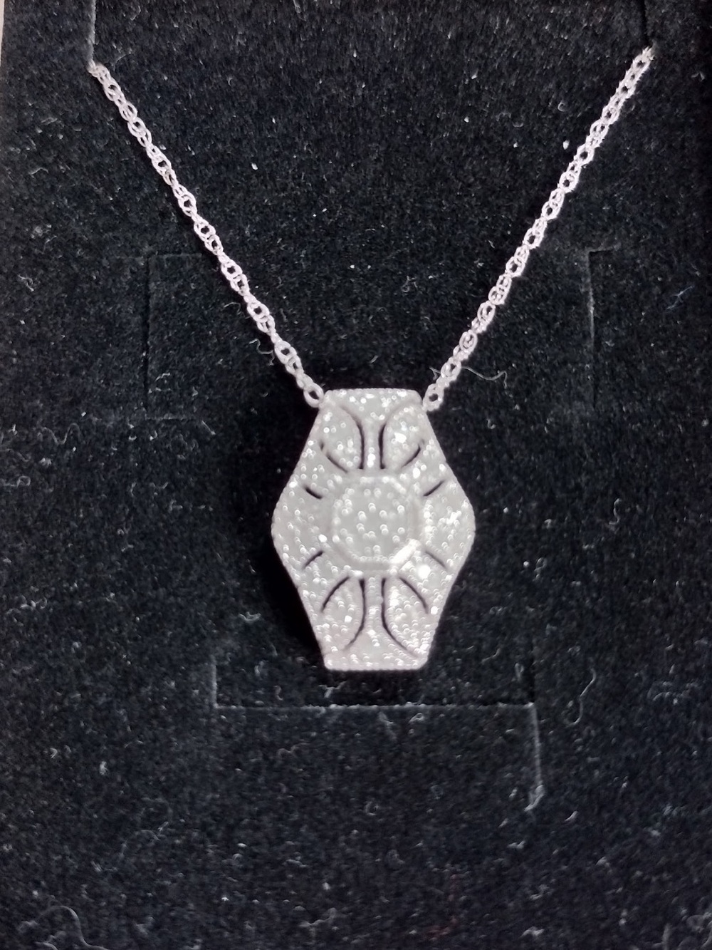 Stunning Vintage Sterling Silver Necklace - Picture 3 of 4